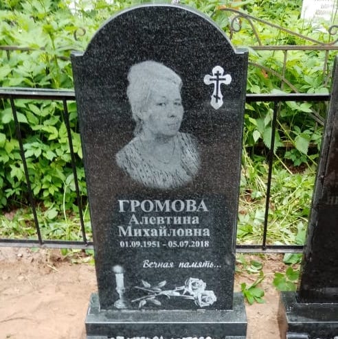 Изображение крестика на памятнике 93013