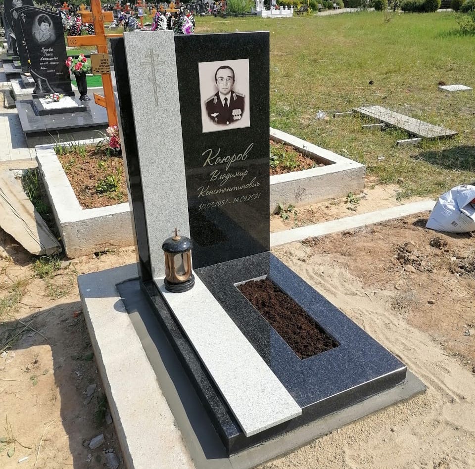 православный крест с двойной перекладиной  на могилу 93039