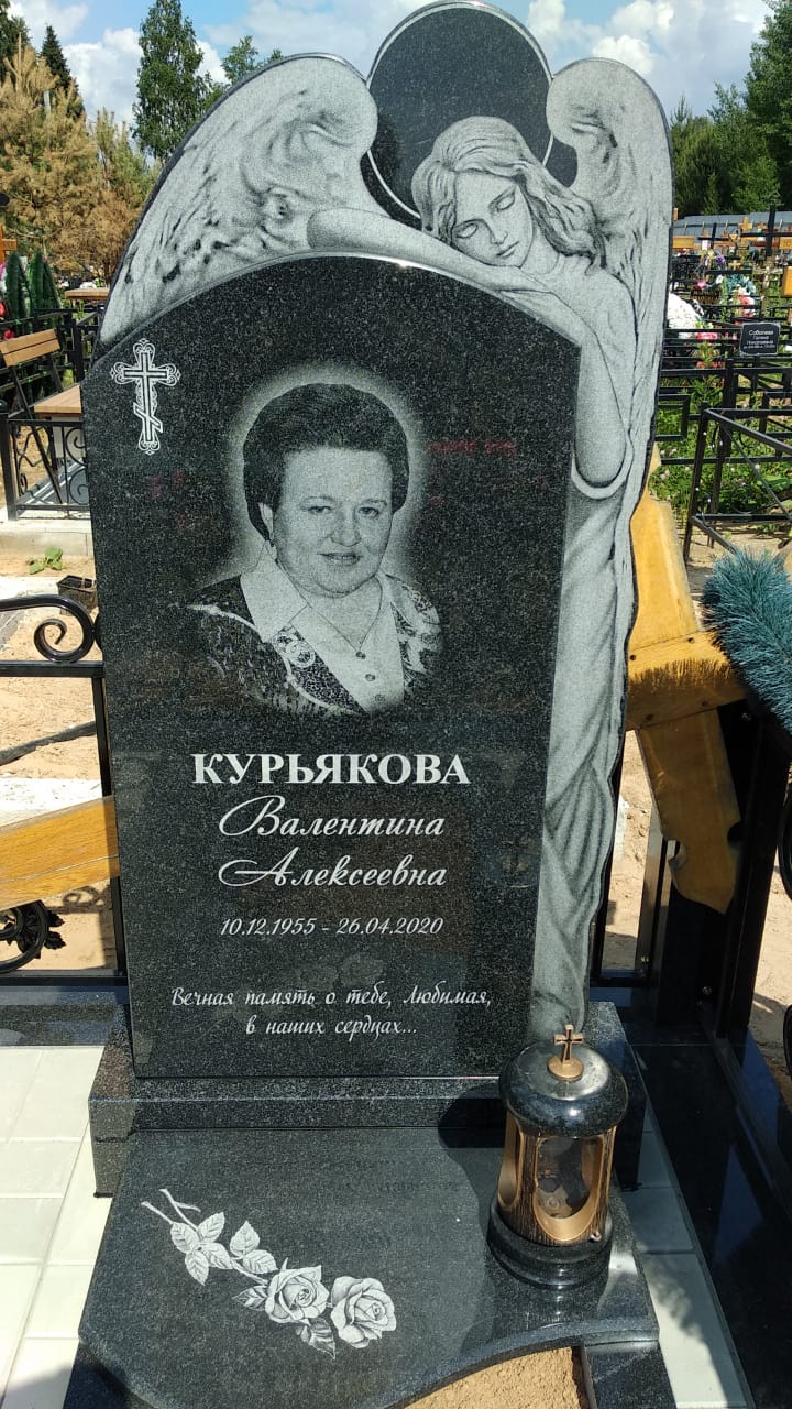 Гравировка креста на памятник 93009