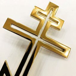 Крест из нержавеющей стали на памятник 82157