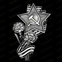 Звезда с лавровыми ветвями 91548