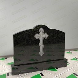 Памятник с крестом семейный