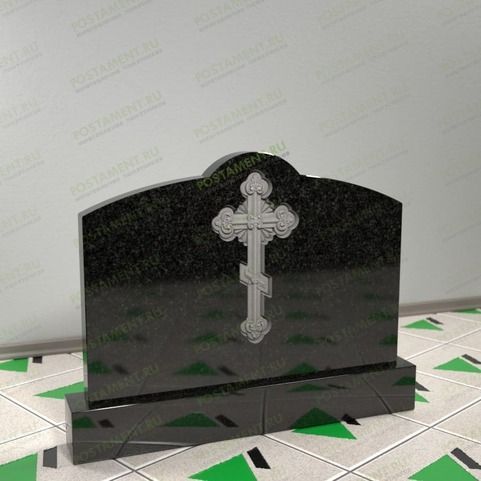 Памятник с крестом семейный 17602