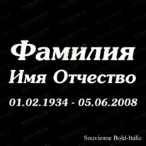 Шрифт 91427