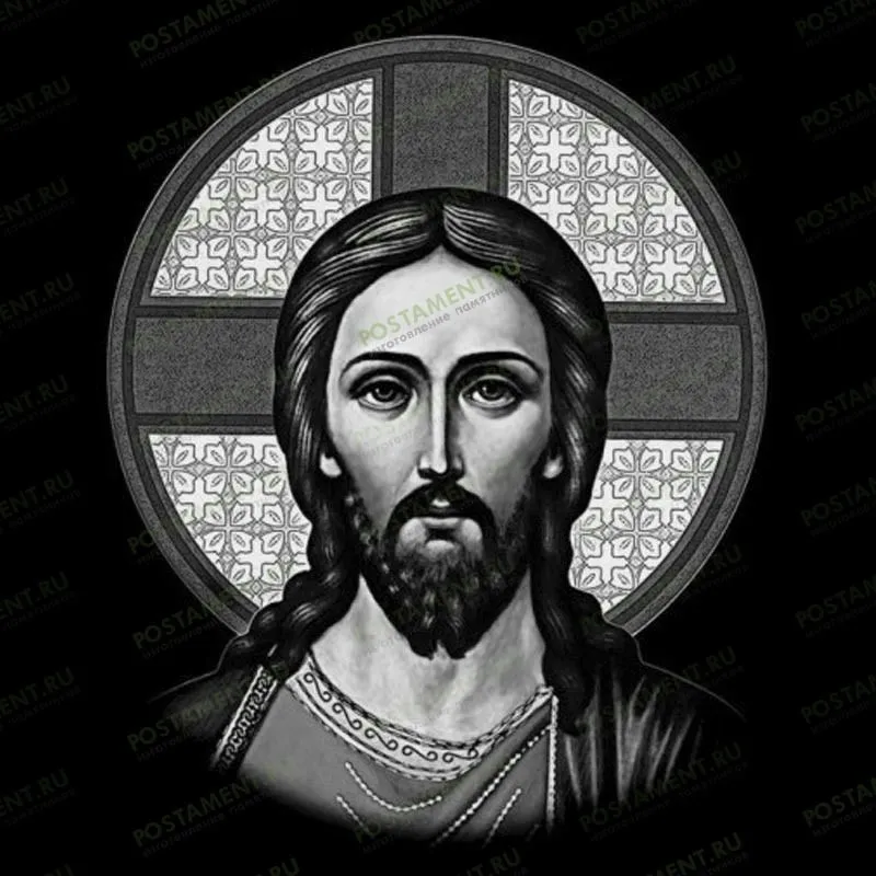 Иисус Христос на памятник из гранита 98014