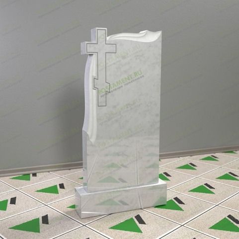 Памятник с драпировкой из мрамора 11900