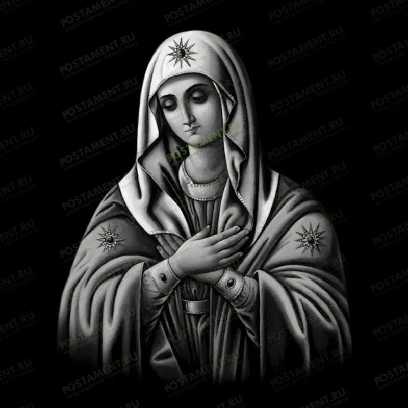 Икона Божией Матери «Умиление» на памятник 98017