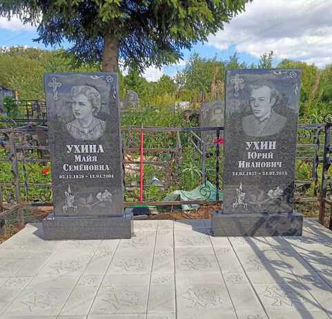Виньетка 96003 на гранитном памятнике