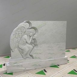 Памятник со скорбящим ангелом на двоих
