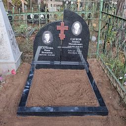 2 памятника с накладным крестом