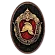 Значок пожарного на памятник на керамике