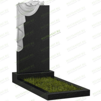 Памятник с тканью № 12400