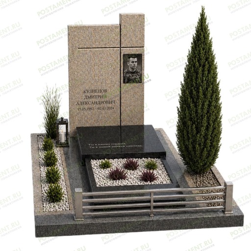Мемориальный комплекс из Куртинского гранита 19016