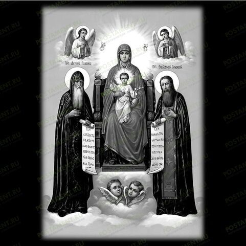 Печерская Икона Божией Матери на памятник