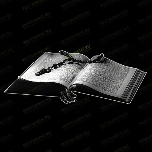 Гравировка книги на гранитном памятнике