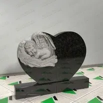 Памятник на могилу с ангелочком № 17856