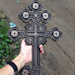 Крест из чугуна для памятника 83010