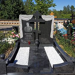 Каменная ограда на могилу 22129