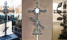 Кованые кресты на могилу