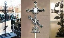 Кованые кресты на могилу