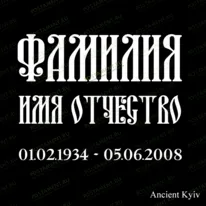 Шрифт 91461