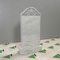 Памятник c цветами-орнаментом 10210