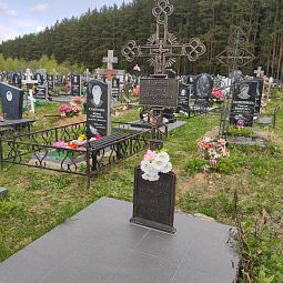 Крест металлический Лотос