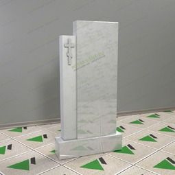 Памятник прямоугольный с крестом