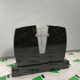Памятник с крестом семейный