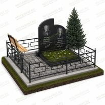 Мемориальный комплекс с двумя стелами № 18812